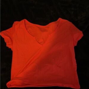 Vibrant Orange Women's Top
